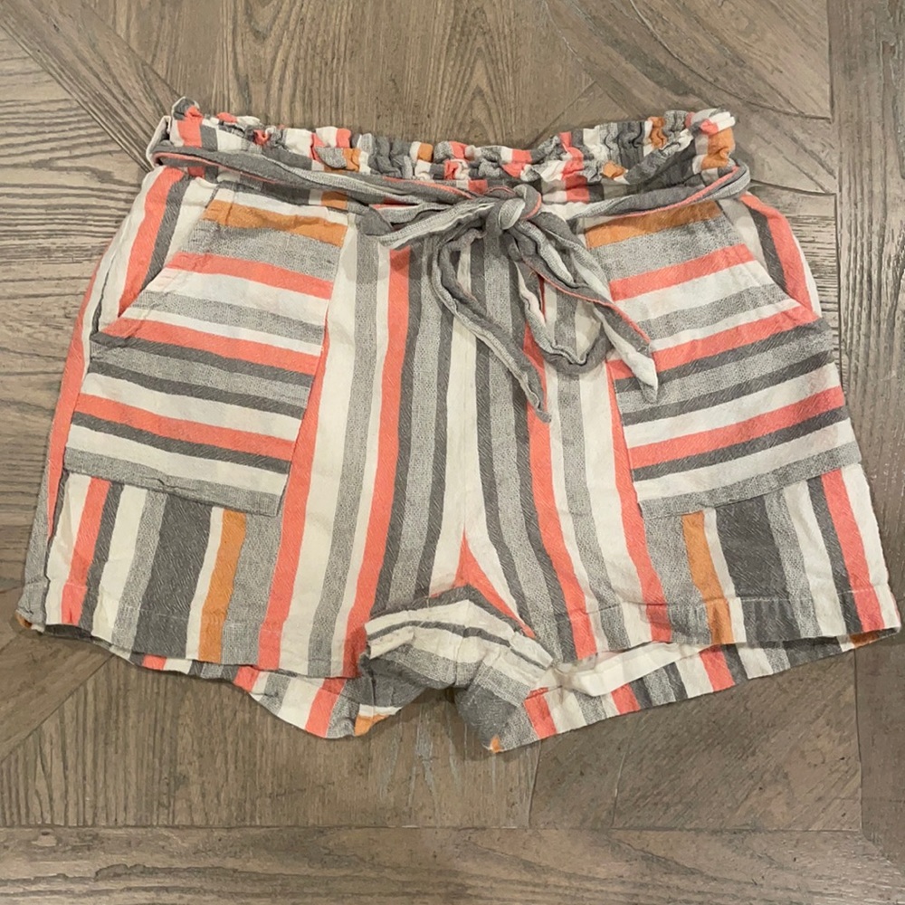 Francesca’s High waisted striped shorts
